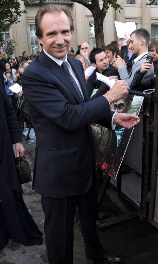 Ralph Fiennes At The Harry Potter And The Deathly Hallows: Part 2 World Film Premiere, 2011