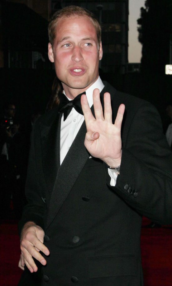 Prince William At The Bafta Brits To Watch Event In LA, 2011