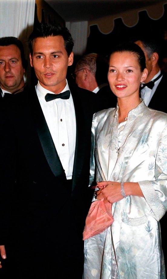 Stunning Couple: Kate Moss And Johnny Depp, 1997