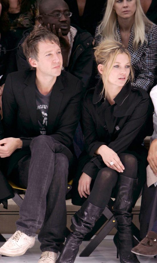 Kate Moss And Jefferson Hack Shared A Love For Fashion At Burberry's SS05 Fashion Show, 2004