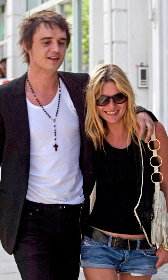 Kate Moss Embraces The Rock Chick Lifestyle With Boyfriend Pete Doherty, 2005