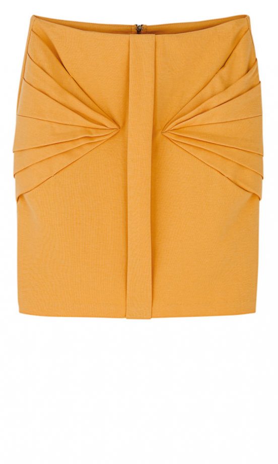 Runway Route Detailed Mustard Skirt, £54