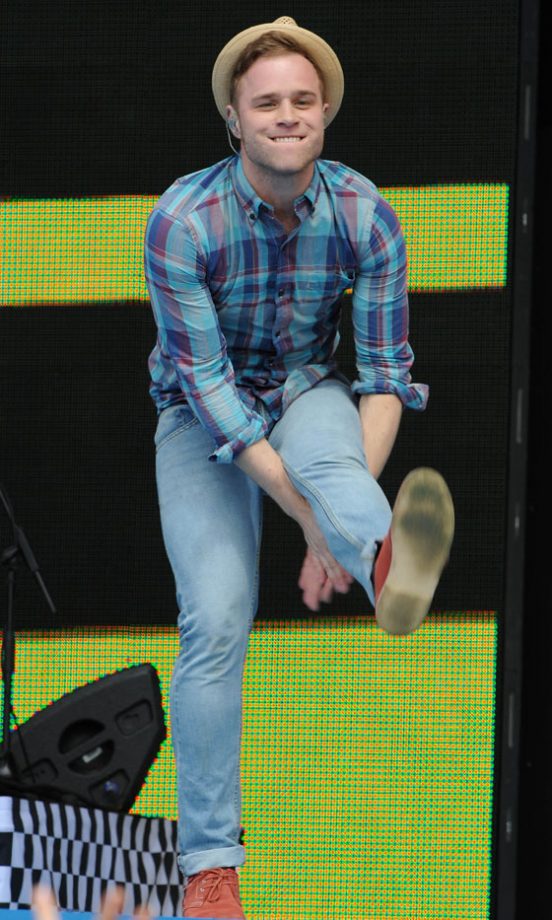 Olly Murs Takes Over The Stage With His Boyish Good Looks and X Factor Charm, 2011