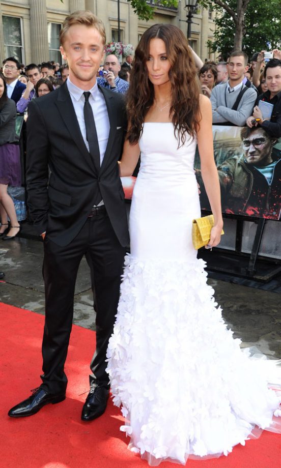 Tom Felton And Jade Olivia At The Harry Potter And The Deathly Hallows: Part 2 World Film Premiere, 2011