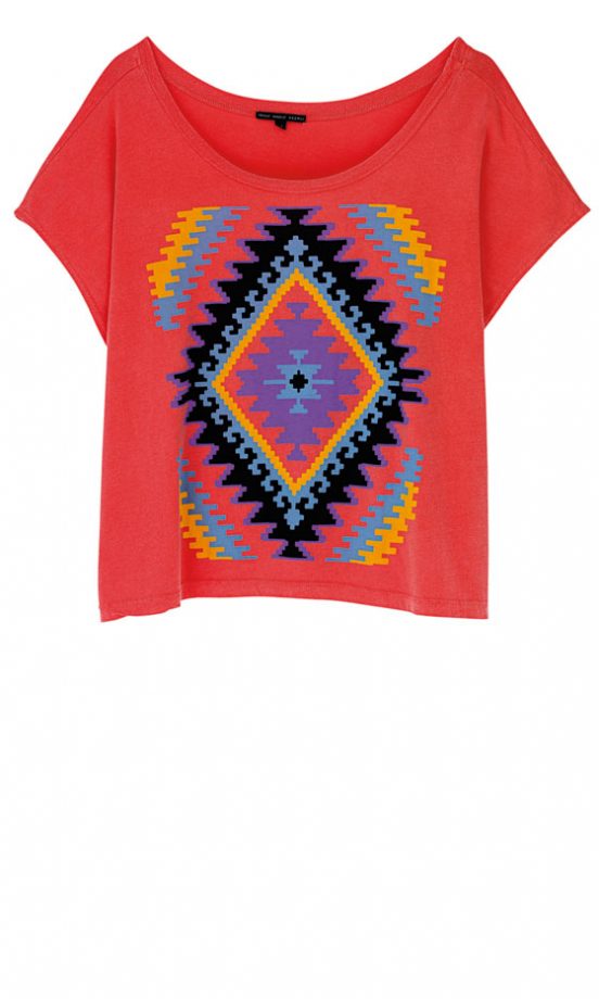 Urban Outfitters Truly Madly Deeply Navajo Crop T-Shirt, £28