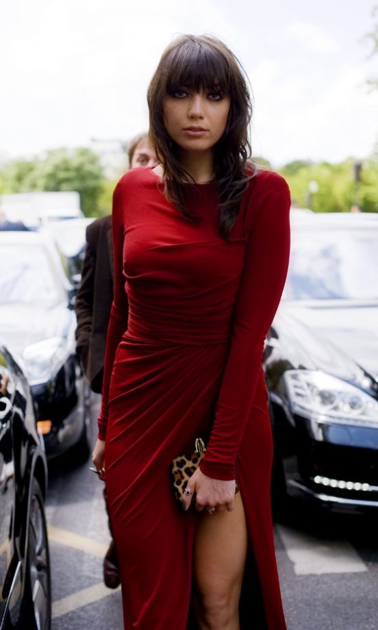 Daisy Lowe Leaving The Ellie Saab Haute Couture AW11/12 Fashion Show