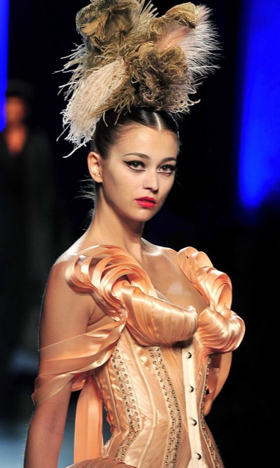 A Model On The Catwalk At The Jean Paul Gaultier Haute Couture AW11/12 Fashion Show