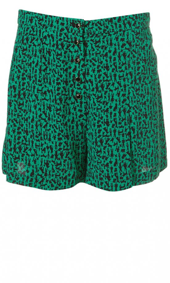 Topshop Jade Animal Print Shorts, £35