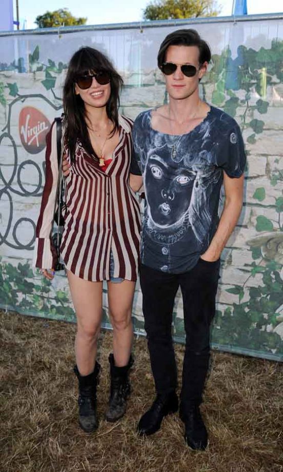 Daisy Lowe And Matt Smith Backstage At The Virgin Media Louder Lounge, V Festival 2011
