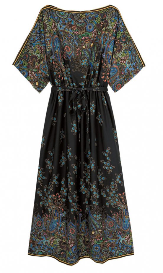 Primark Black Floral Print Midi Dress, £17 – In Store Only