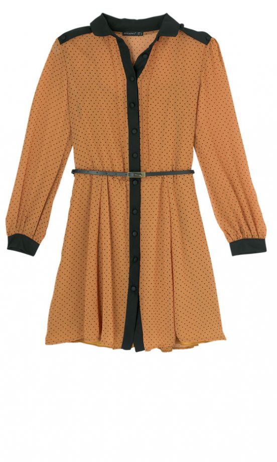 Primark Polka Dot Mustard Dress, £17 – In Store Only