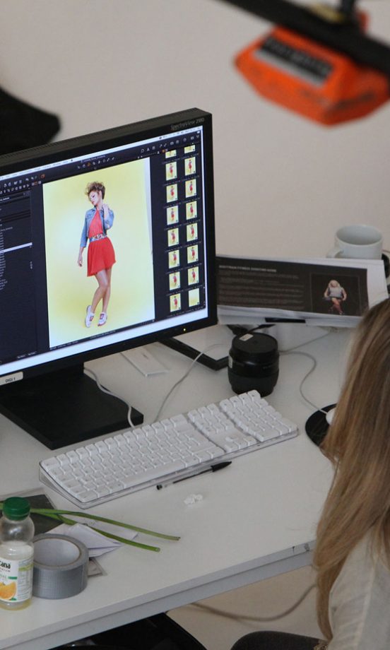 Kimberley Walsh On Screen At The Puma TrainLite Photoshoot