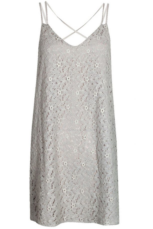 Boohoo Selita Strappy Lace Swing Dress, £25