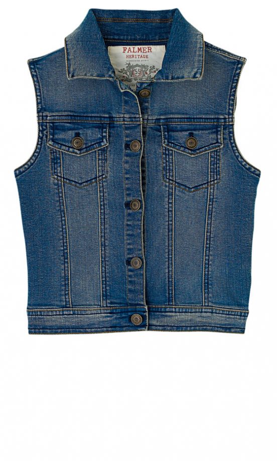 Matalan Denim Waistcoat, £18 – In Store Only