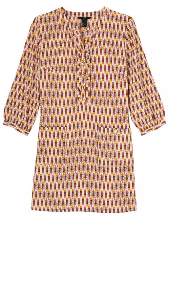 H&M Multi-Coloured Printed Dress, £29.99 – In Store Only