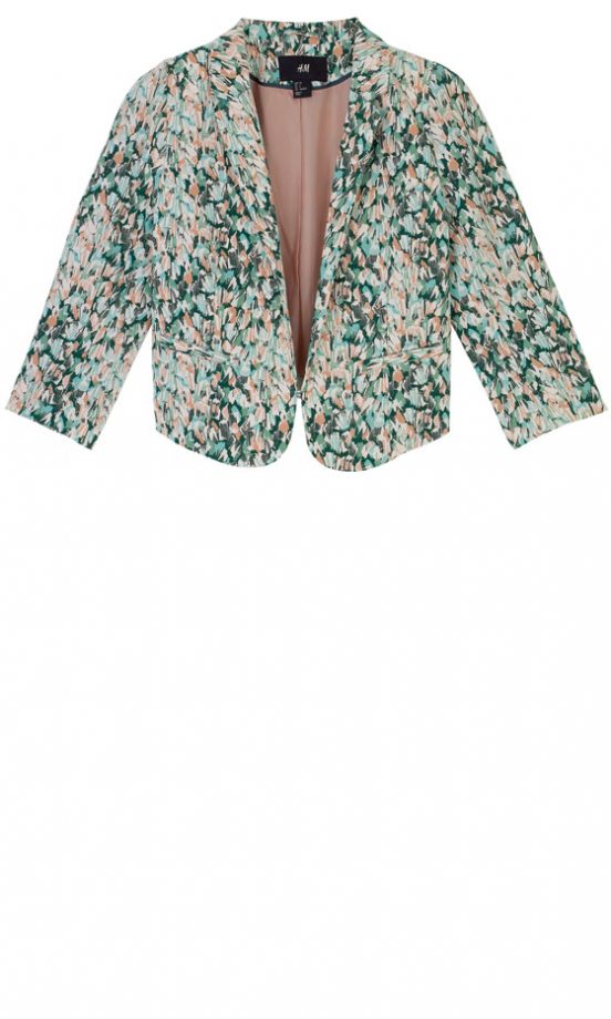 H&M Floral Blazer, £19.99 – In Store Only