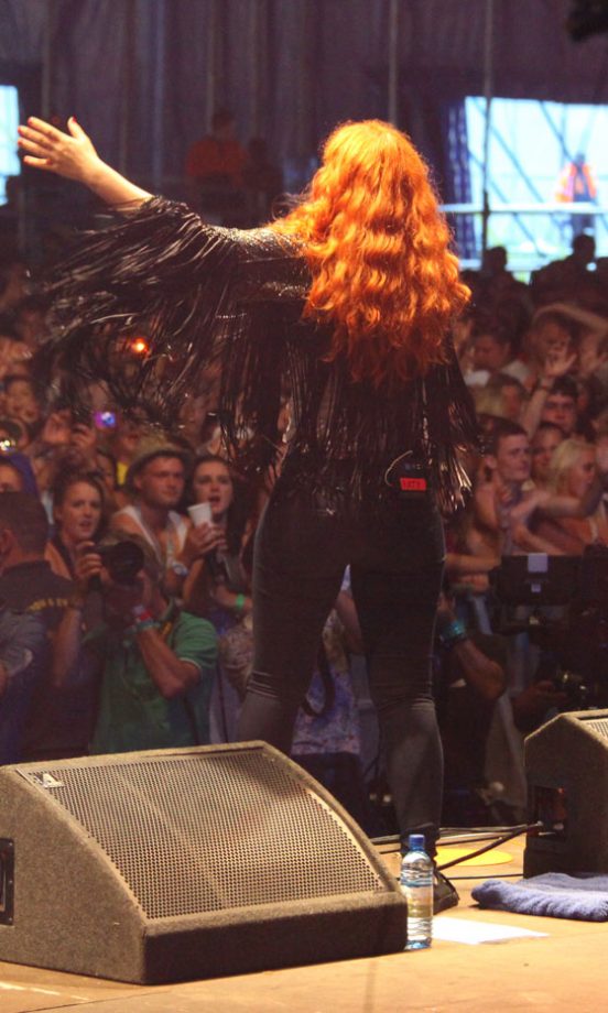 Katy B On Stage At V Festival 2011
