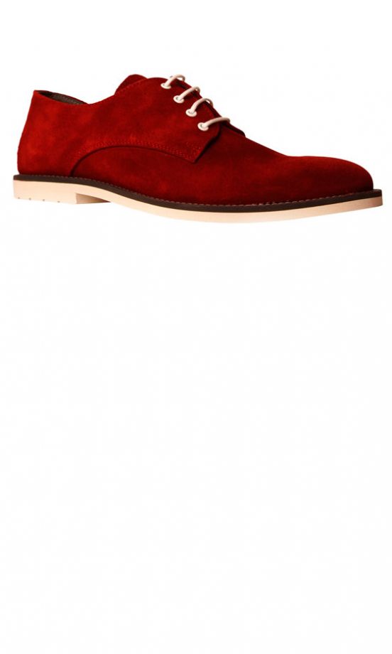 KG By Kurt Geiger At John Lewis Red Suede Shoes, £95