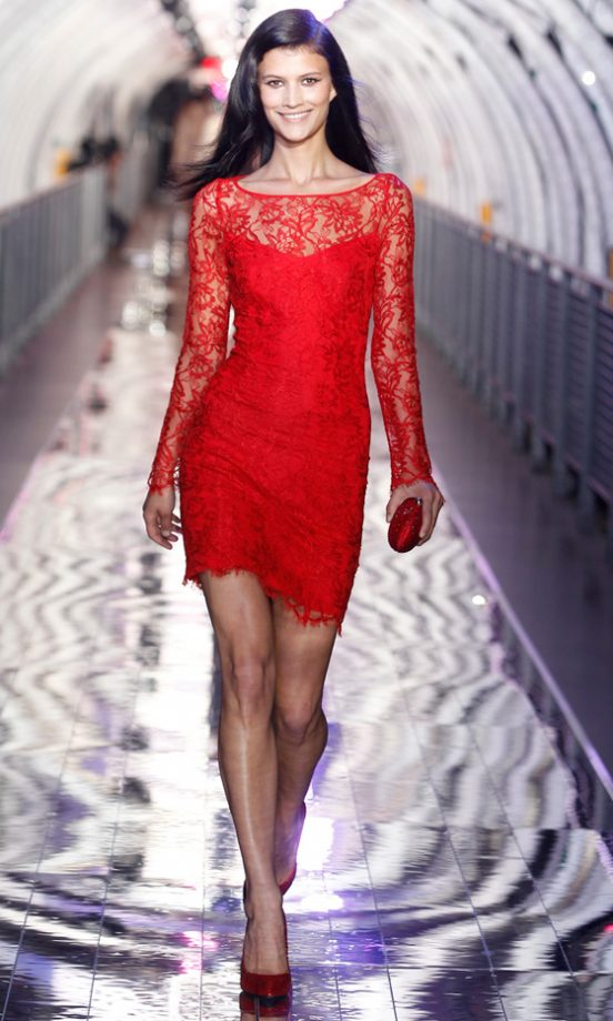 Mango’s Red Lace Dress Is A High-Street Must Buy For AW11