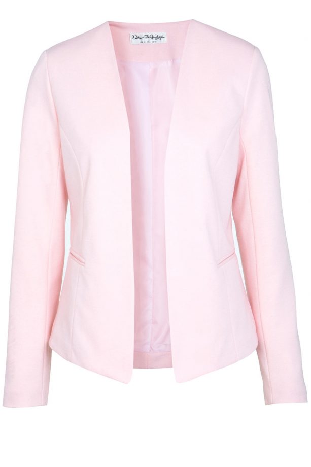 Miss Selfridge Light Pink Ponte Jacket, £39