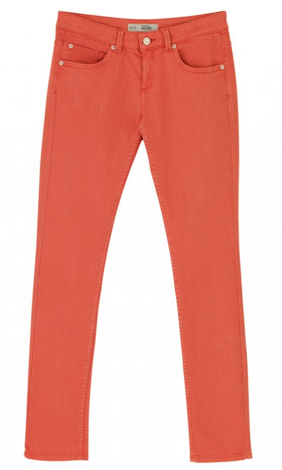 Topshop Moto Peach Baxter Skinny Jeans, £40