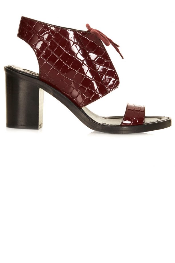 Topshop Nostalgic Lace Up Mid Sandal, £65
