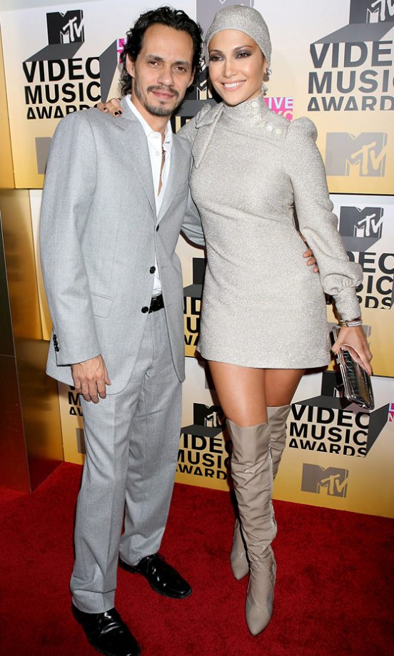 Marc Anthony And Jennifer Lopez Arrive Together For The 2006 MTV Music Video Awards