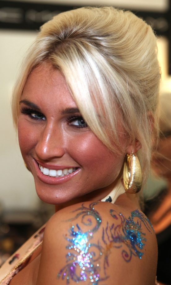 Billie Faiers In The MAC Tent At The Virgin Media Louder Lounge, V Festival 2011