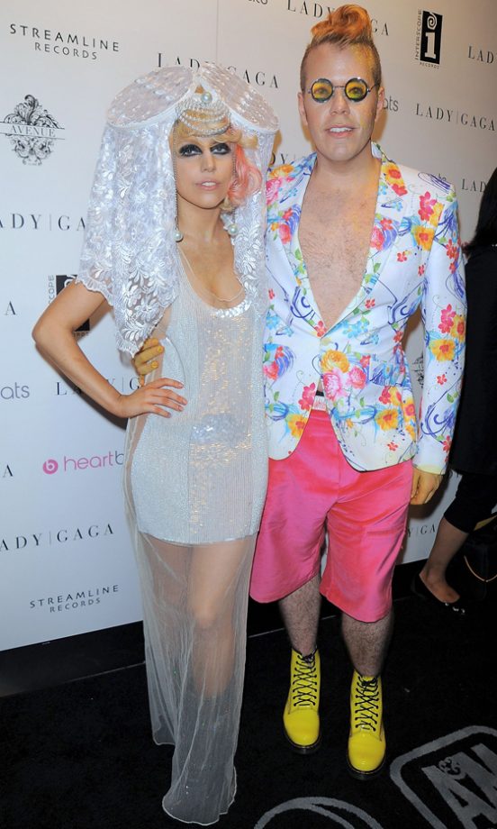 Lady Gaga And Perez Hilton At The 2009 MTV Video Music Awards After Party