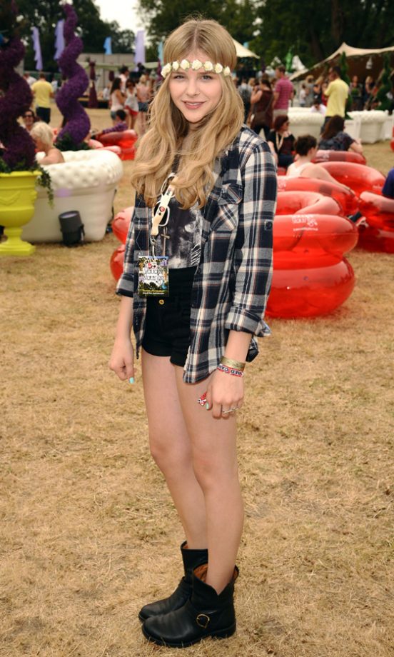 Chloe Moretz Backstage At The Virgin Media Louder Lounge, V Festival 2011