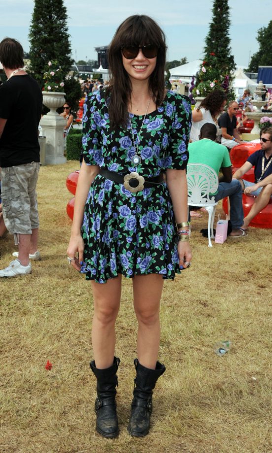 Daisy Lowe Shows Her Fab Figure Backstage At The Virgin Media Louder Lounge, V Festival 2011