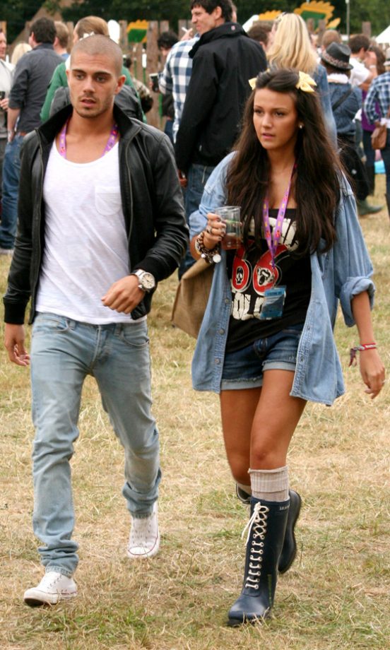 Max George And Michelle Keegan At V Festival 2011