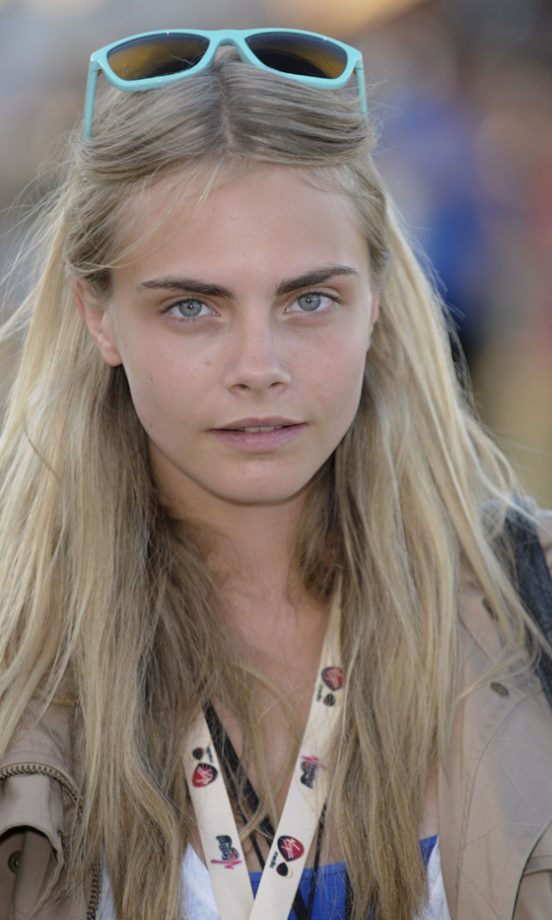 Cara Delevingne Backstage At The Virgin Media Louder Lounge, V Festival 2011