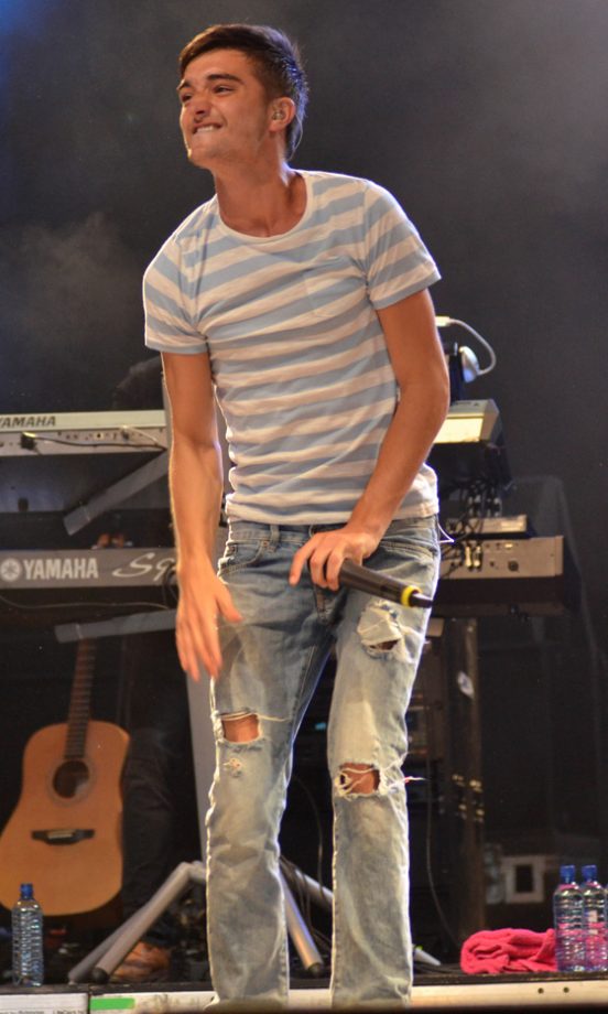 Tom Parker From The Wanted At V Festival 2011