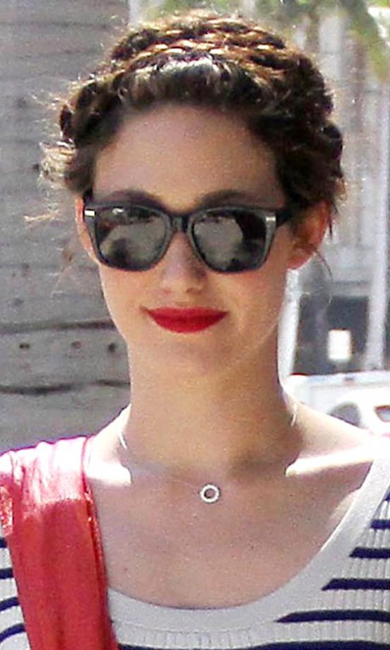 Love Emmy Rossum's Plaited Hairstyle, 2011