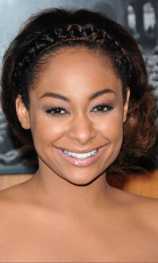 Raven-Symone Adds A Plaited Alice band To Her hair, 2011