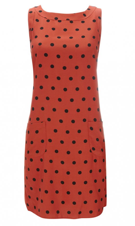 Wallis Rust Spot Shift Dress, £40