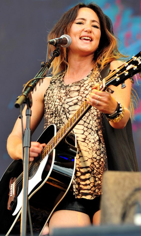 KT Tunstall Wearing All Saints At V Festival 2011