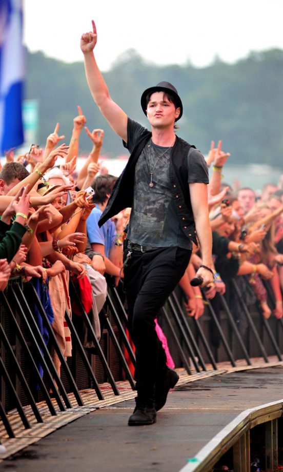 Danny O'Donoghue From The Script Performs At V Festival 2011