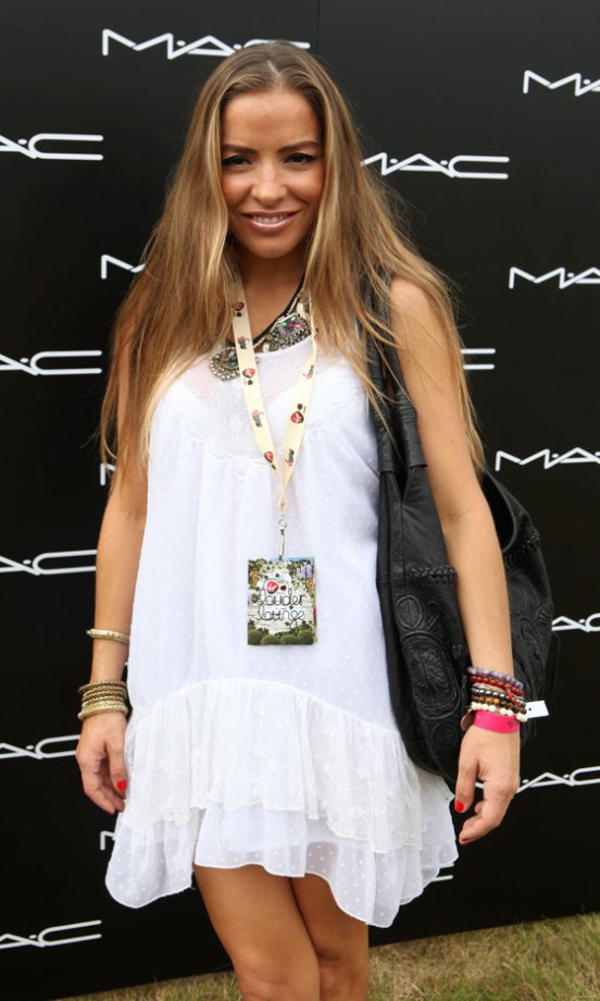 Elen Rivas In The MAC Tent At The Virgin Media Louder Lounge, V Festival 2011