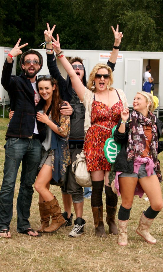 The Hollyoaks Cast At V Festival 2011