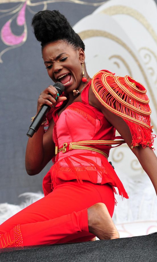Shingai Shoniwa Performing At V Festival 2011