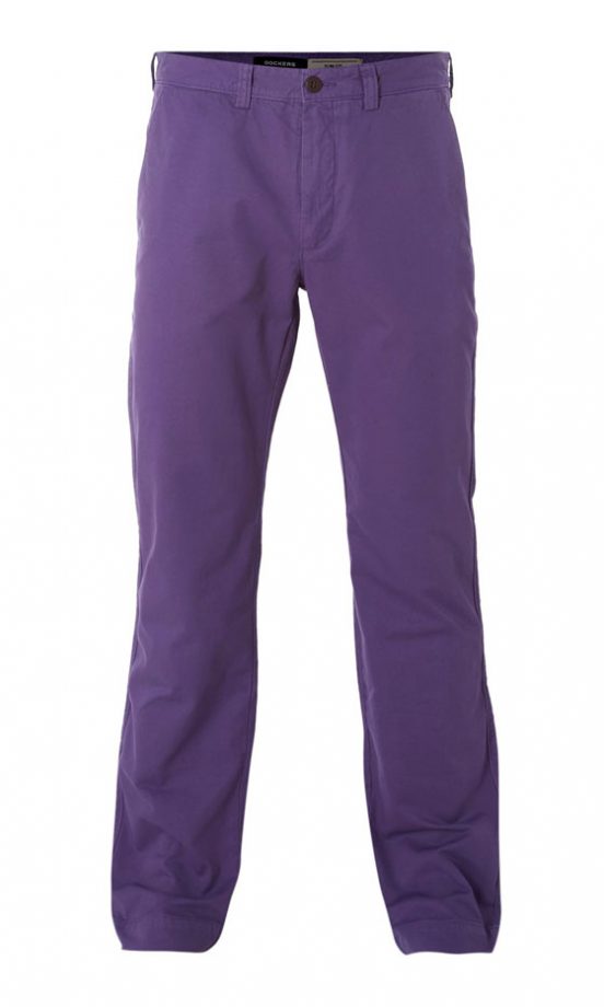 Dockers At House Of Fraser Purple Chinos, £75
