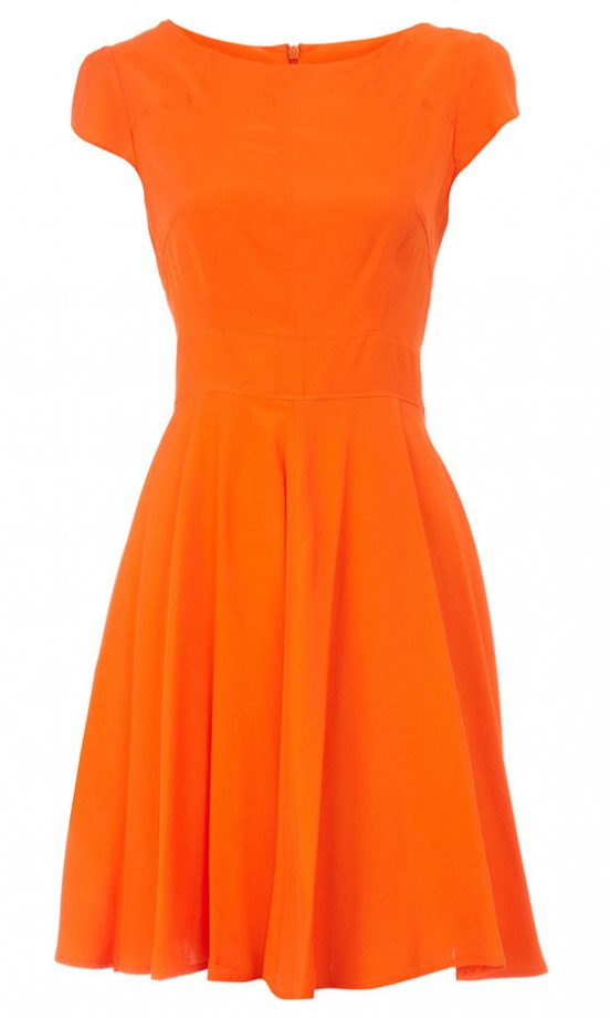 Dorothy Perkins Orange Circle Dress, £30