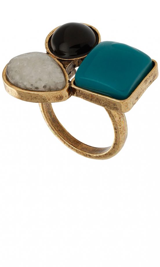 Dorothy Perkins Jade Mixed Stone Ring, £7.50