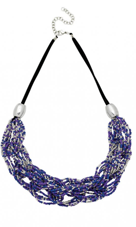 Evans Blue Necklace, £14 - In Store Only