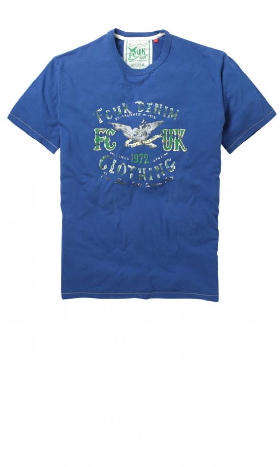 French Connection Blue Logo T-Shirt, £28
