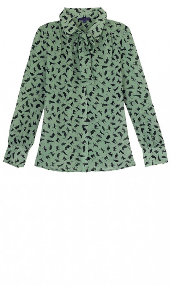 Vaudeville & Burlesque Cat Print Blouse, £65