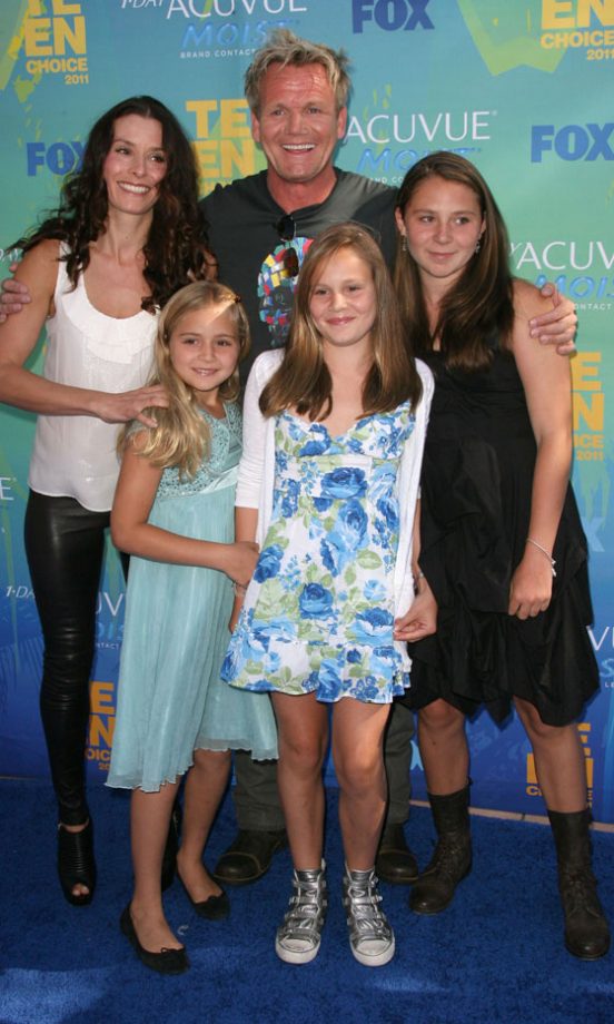 Gordon Ramsay And Family At The Teen Choice Awards, 2011