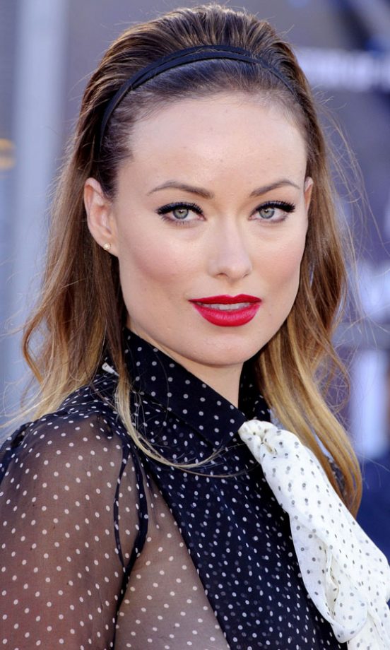 Olivia WIlde Shows Off Another Amazing Hairstyle Complete With Alice Band, 2011
